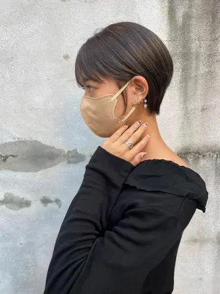 ショート カラー 吉ヶ別符 亮祐のヘアスタイル