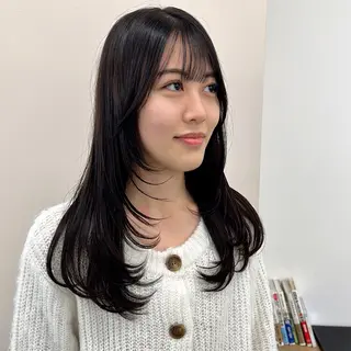 ロング カラー ブリーチなし/レイヤ ー特化🌈Tommyのヘアスタイル