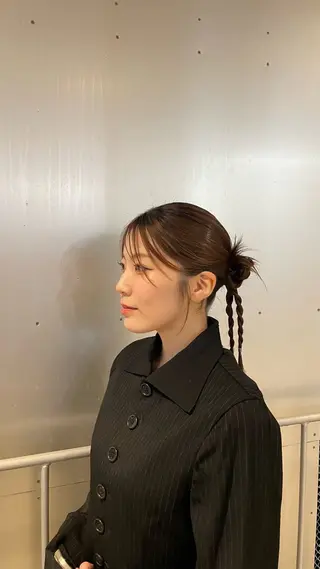 ヘアアレンジ そ ら．のヘアスタイル