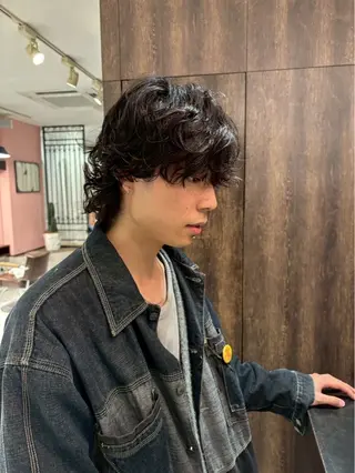 パーマ メンズ カットモデル募集 hiyo🐣🫧のヘアスタイル