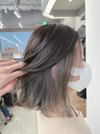 ミディアム SAEKI【ior 】北千住店ブリーチのヘアスタイル