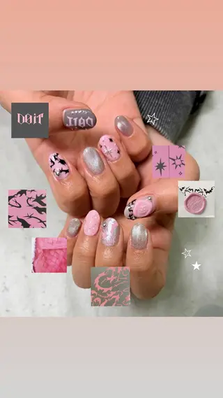 ネイル RooM tani /個性派ニュアンスのネイルデザイン