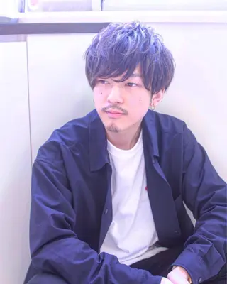 メンズ 🟦メンズパーマ🟦 横浜駅｜小上馬淳司のヘアスタイル