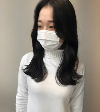 セミロング ❤︎︎韓国ヘア❤︎︎ 𝑺𝒉𝒊𝒉𝒐のヘアスタイル