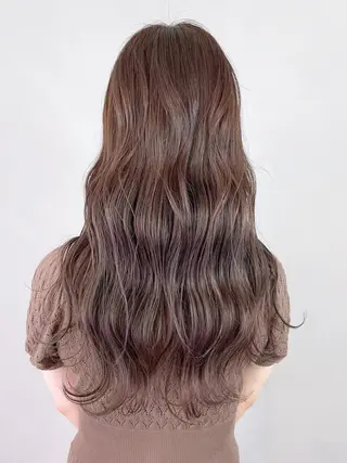 セミロング カラー パーマ ヘアアレンジ ITbyALBUM 中野店のヘアスタイル