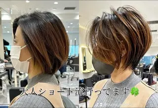 ショート 大人ショート特化/ カットモデル/表参道のヘアスタイル