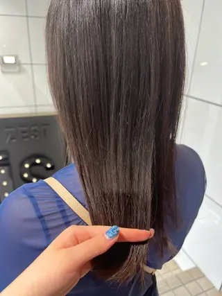 ロング カットパーマ 🌀あさみのヘアスタイル