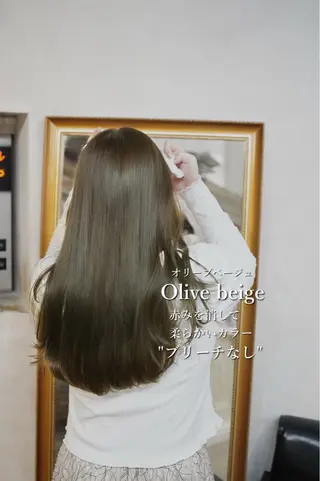 ロング カラー ✨ブリーチなしカラー ×髪質改善✨松村 潤のヘアスタイル