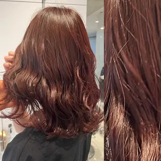 ミディアム カラー ヘアアレンジ stylist ◎RUKI.のヘアスタイル