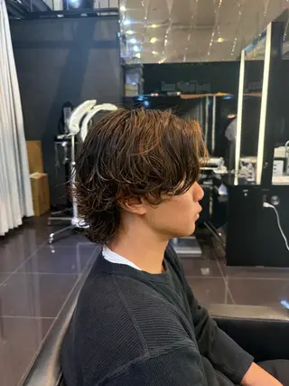 パーマ メンズ 加藤晴輝/ ピンパーマのヘアスタイル