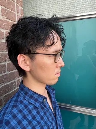 ショート カラー パーマ ヘアアレンジ メンズ キッズ ネイル マツエク・マツパ アイブロウ 久木原 ゆりのヘアスタイル