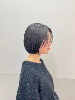 ショート カラー パーマ ヘアアレンジ 似合わせレイヤー/ 美髪縮毛矯正/ミナエのヘアスタイル