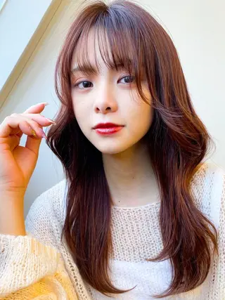 ロング カラー 【店長】韓国ヘア/ 美髪ケア 野沢綾馬のヘアスタイル