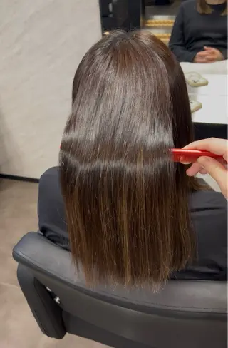 セミロング 🧡縮毛矯正🧡 伊藤はるかのヘアスタイル