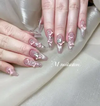 ネイル M🌷nail 長さだし専門店のネイルデザイン