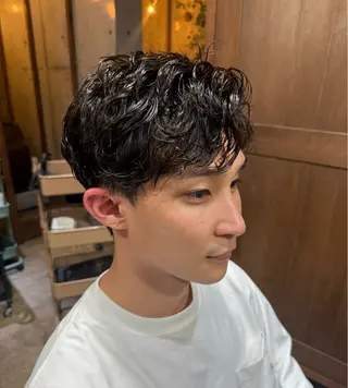 パーマ メンズ Cadre新小岩🫧 栗原葵のヘアスタイル