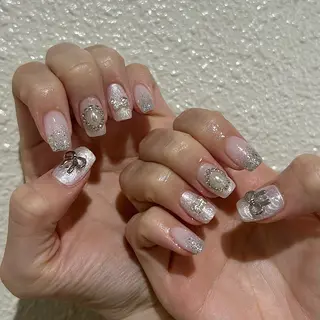 ネイル パラあり！フィルイン 美フォルムのネイルデザイン