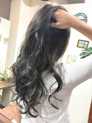 ロング カラー pep natsumiのヘアスタイル