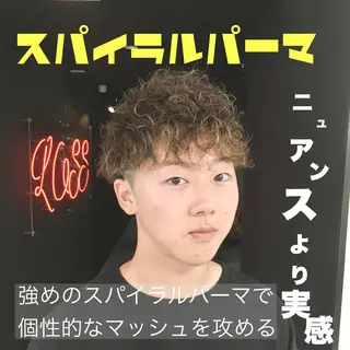 パーマ メンズ メンズサロン rootのヘアスタイル