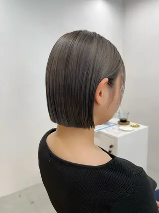 ショート カラー 柴田泰秀sotti. 髪質改善/ブリーチのヘアスタイル