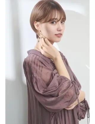 ロング カラー yoshino /ナチュラル縮毛のヘアスタイル