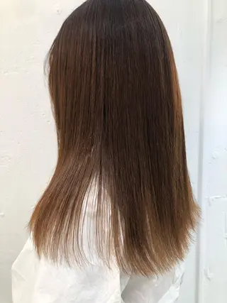 パーマ ブリーチカラー🎀 韓国風/寺門美優のヘアスタイル