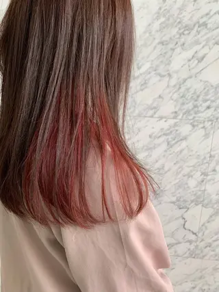 カラー なかの たくみのヘアスタイル