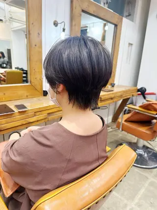 ショート newline銀座所属・👑銀座ショート/ 絶壁補正/金子涼👑のヘアスタイル