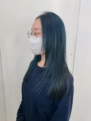 ロング カラー ヘアアレンジ ニュアンスヘア🌔 nanakoのヘアスタイル