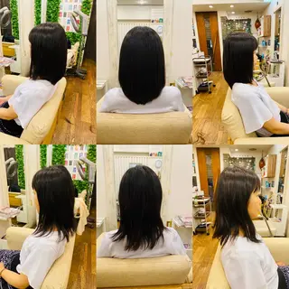 ミディアム 〒hair snick （ヘアースニック）所属・吉原 頌平のヘアスタイル