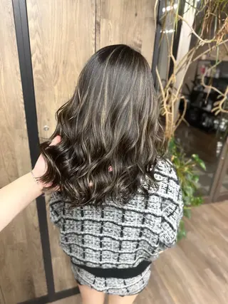 セミロング カラー 🗻飯田誠也🗻 カットカラー得意のヘアスタイル