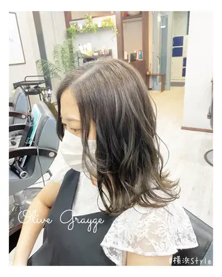 ミディアム カラー ＊横浜駅＊ 金子 誠也のヘアスタイル