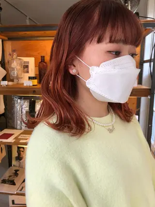 セミロング カラー NOUN所属・eri kinjoのヘアスタイル