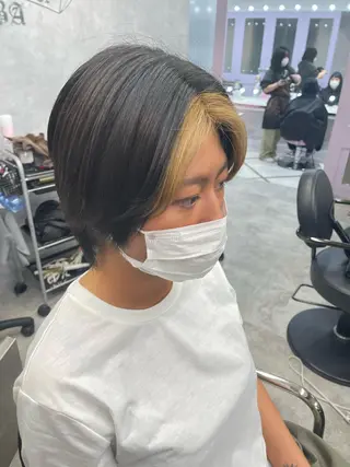 ショート Cielro/ダブル カラー/西田咲希のヘアスタイル