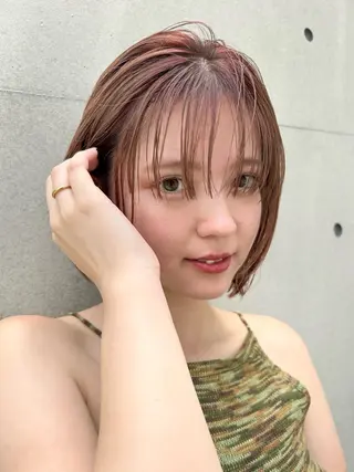 ショート 髪質改善/艶カラー /レイヤーカット💛のヘアスタイル