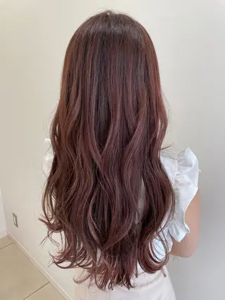 ロング カラー 井上 愛里のヘアスタイル