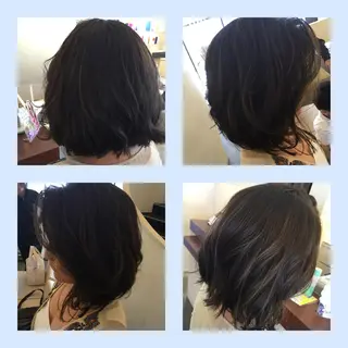ショート ミディアム カラー 上原 聡良(akira)のヘアスタイル