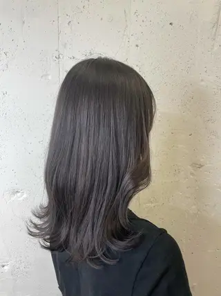 ミディアム カラー 韓国ヘア🇰🇷🎀 みきのヘアスタイル