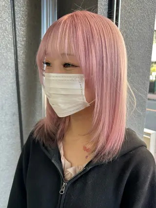ミディアム カラー ブリーチ指名 No.1🦋KOKIのヘアスタイル