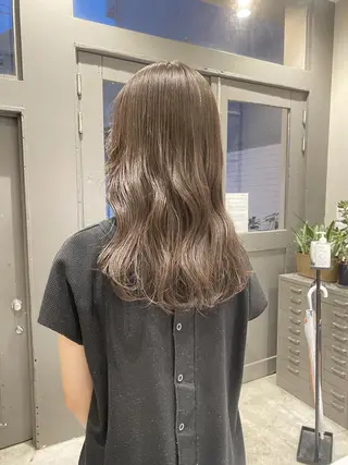 ロング カラー ボブ/ミニボブ 透明感カラーkadoのヘアスタイル