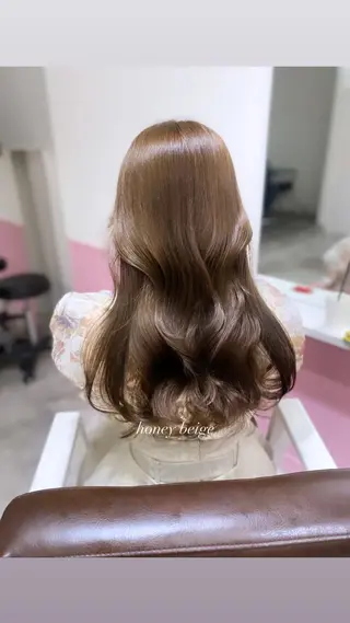 ロング 髪質改善韓国レイヤー SHIORI🦋のヘアスタイル