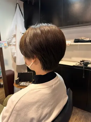 ショート レイヤー/顔まわり/ 南草津/ゴトウのヘアスタイル
