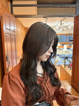 ロング カラー 金澤 希空のヘアスタイル
