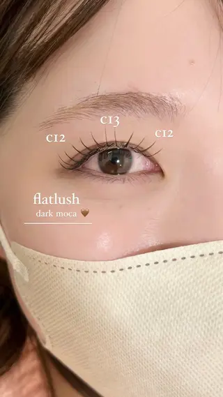 マツエク・マツパ salon LUNEのマツエク・マツパデザイン