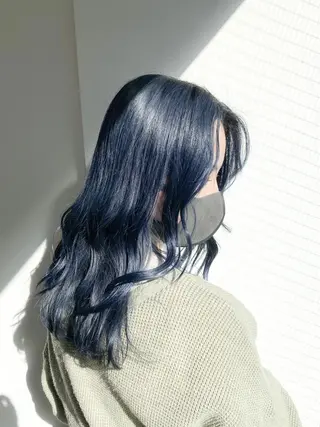 セミロング カラー アンニュイレイヤー/ 火ノ見🪡のヘアスタイル