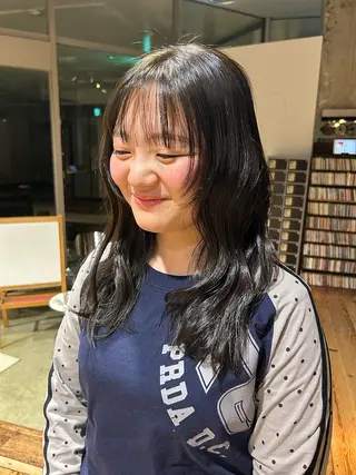 セミロング coohair トミクラモエのヘアスタイル