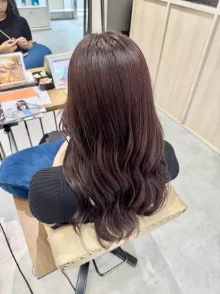 ロング カラー ブリーチなしwカラー /艶カラー/oukaのヘアスタイル