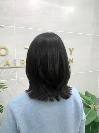 ミディアム 本格ヘッドスパ🌿 ×ヘア 佐藤のヘアスタイル
