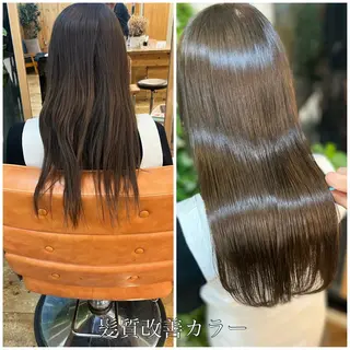 ロング ⚪️髪質改善 縮毛 店長 コウ⚪️のヘアスタイル