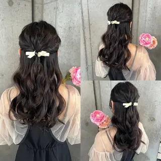 ロング ヘアアレンジ 美髪× ヘアセット✨Araiのヘアスタイル